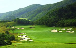 Annika Golf Course Mission Hills in Guangdong, China.