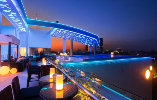 Rooftop bar at SUN & MOON, Urban Hotel 